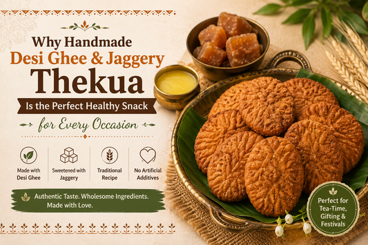 Why Handmade Desi Ghee & Jaggery Thekua Is the Perfect Healthy Snack for Every Occasion