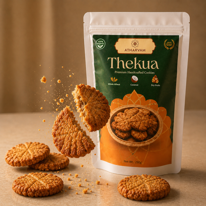 Traditional Handmade Thekua | Made with Desi Ghee & Jaggery (Combo)